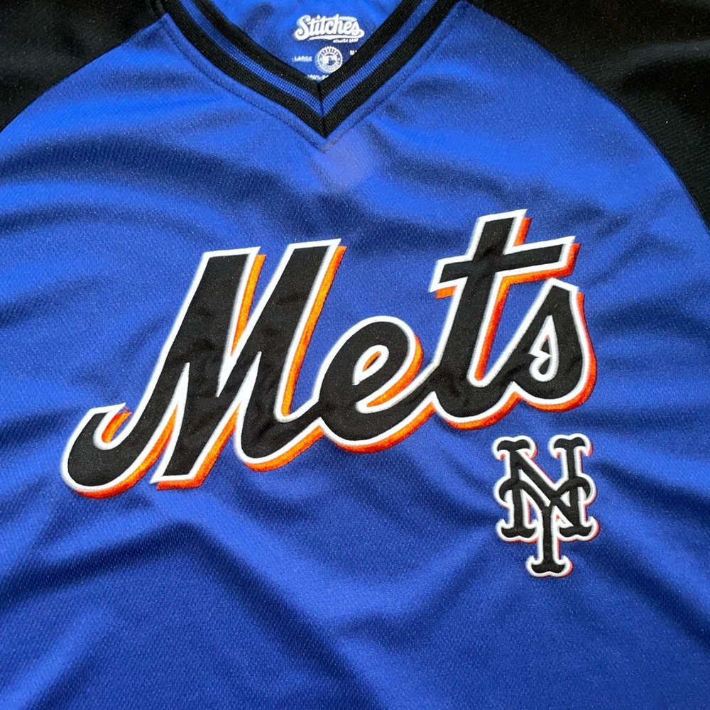 Stitches Men's size L New York Mets Jersey